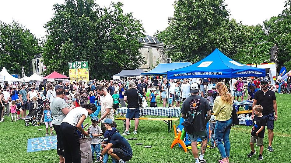 Der Stadtpark gehörte am Sonntag den Kindern und ihren Familien.