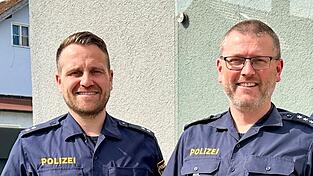Als der neue Chef noch Stellvertreter war: Michael M&uuml;hlbauer (links) zusammen mit seinem k&uuml;nftigen Stellvertreter Josef Weindl.