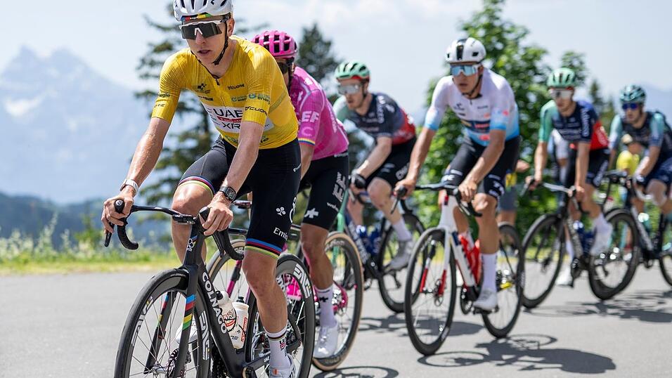 Hat die Tour de Suisse souverän gewonnen: Tadej Pogacar. Hat die Tour de Suisse souverän gewonnen: Tadej Pogacar.