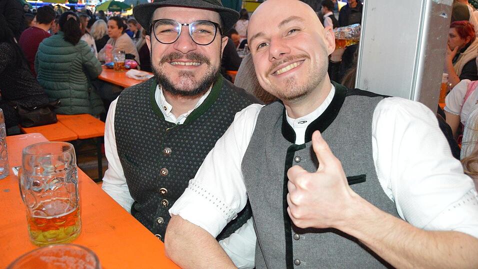 Viele Landshuter feierten am Freitag auf der Dult.&nbsp;