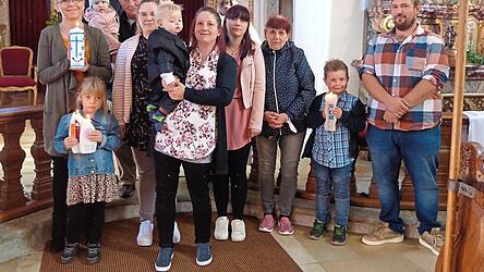 Leon Bauer wurde in der Bergkirche Herzogau getauft.