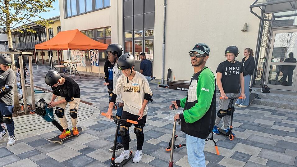 Am Gorilla-Day war viel geboten, unter anderem Workshops für Skateboard und Scooter.