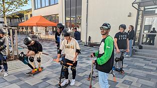 Am Gorilla-Day war viel geboten, unter anderem Workshops für Skateboard und Scooter.