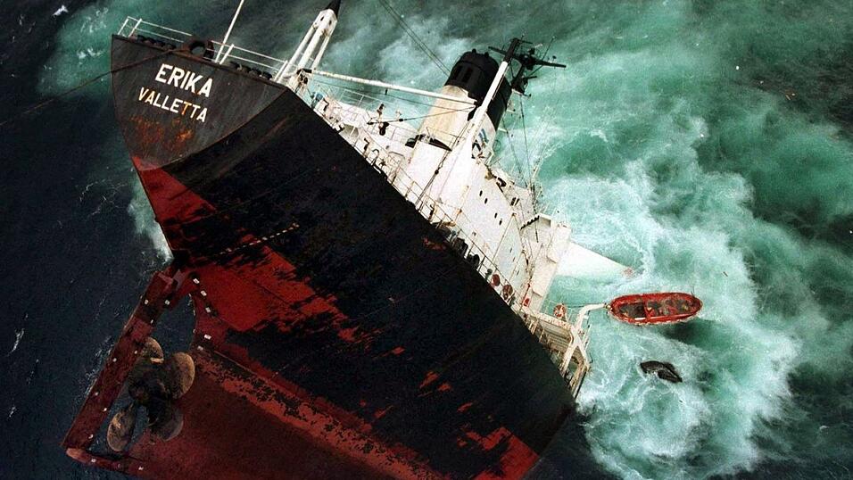 Der Untergang der &laquo;Erika&raquo; verursachte eine verheerende &Ouml;lpest (Archivbild).