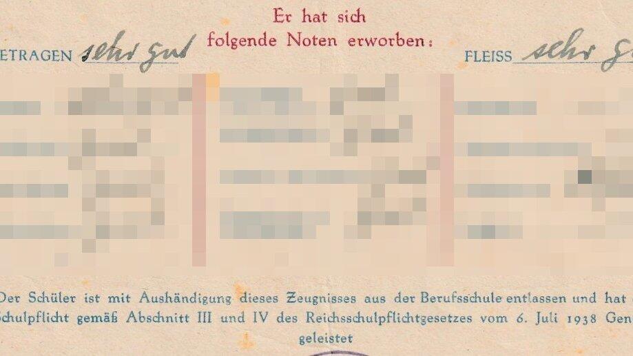 Zeugnisse aus längst vergangenen Tagen stimmen teils nachdenklich. Zeugnisse aus längst vergangenen Tagen stimmen teils nachdenklich.