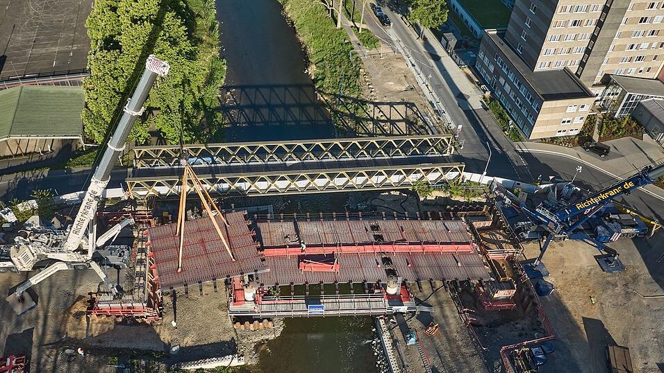 Die alte Landgrafenbr&uuml;cke in Bad Neuenahr-Ahrweiler wurde durch die Flutkatastrophe 2021 total zerst&ouml;rt. (Archivbild)