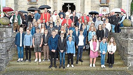 Insgesamt 38 Jugendliche wurden gefirmt.