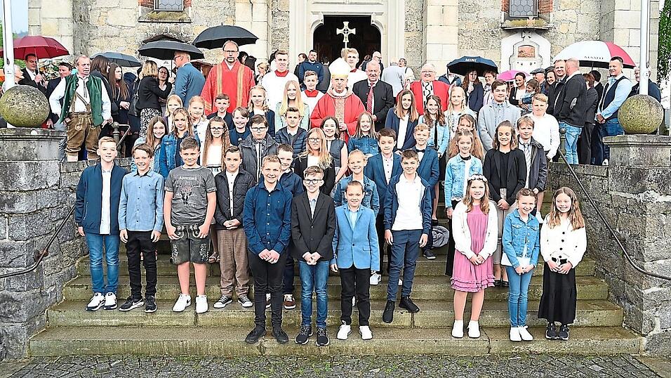 Insgesamt 38 Jugendliche wurden gefirmt.
