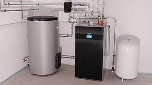 Die neue Heizanlage im Keller sorgt für Wärme.