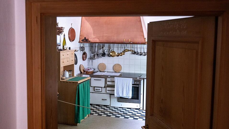 Die K&uuml;che von Maria und Fritz Koenig kann auch besichtigt werden.