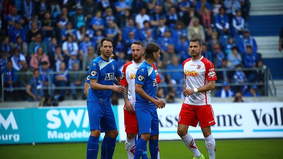 Jahn Regensburg hat auch das Drittliga-Spitzenspiel beim 1. FC Magdeburg gewonnen.