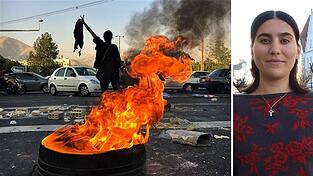 Es gibt immer wieder Demonstrationen gegen die Unterdrückung von Frauen im Iran.