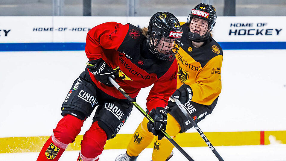 Laura Kluge (li.) und Mathilda Heine (re.) behalten Olympia 2026 im Blick. Beim Deutschland-Cup in Landshut möchten sie sich gemeinsam mit dem Team optimal präsentieren. Laura Kluge (li.) und Mathilda Heine (re.) behalten Olympia 2026 im Blick. Beim Deutschland-Cup in Landshut möchten sie sich gemeinsam mit dem Team optimal präsentieren.