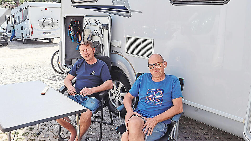 Mit dem Wohnmobil durch Deutschland - und einem viert&auml;gigen Zwischenstopp auf der Grieserwiese: F&uuml;r diese Camper wurde Landshut zum Gl&uuml;cksfall.
