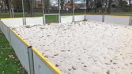 Das einzige Beachsoccer-Feld im Stadtgebiet w&uuml;rde den Pl&auml;nen des Volleyballvereins Nawaro zum Opfer fallen.