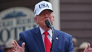 Trump teilt wieder verbal gegen europäische Nato-Partner aus. (Archivbild) Trump teilt wieder verbal gegen europäische Nato-Partner aus. (Archivbild)