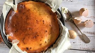 Ein Käsekuchen kann auch ohne festen Boden gelingen.