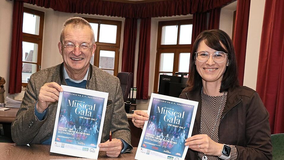 Ein Wiedersehen mit vielen Bekannten und ein musikalischer Genuss - B&uuml;rgermeister Markus Ackermann und Tourismus-Chefin Manuela Schmidt freuen sich schon jetzt auf die Musical-Gala am 6. Juni 2026.