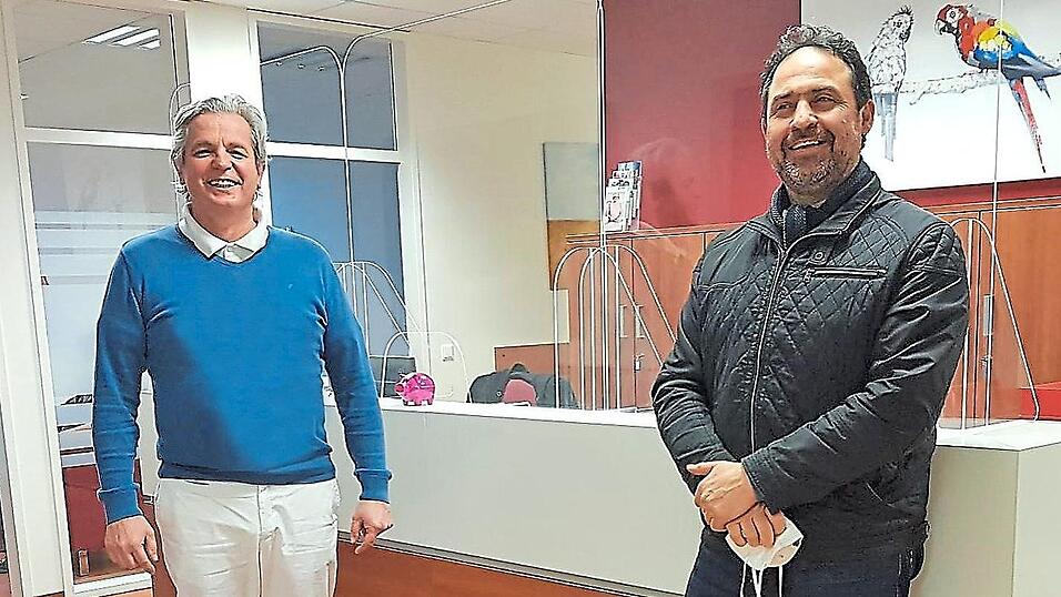 Aiham Abdalhadi (rechts) und MUDr. Igor Adamco.