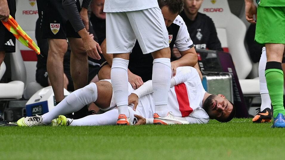 Deniz Undav konnte verletzt gegen Gladbach nicht einmal eine halbe Stunde spielen.