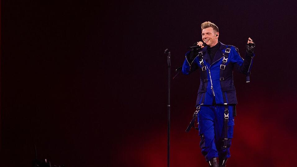S&auml;nger Nick Carter erinnerte sich auf der B&uuml;hne an den Karrierebeginn in Deutschland.