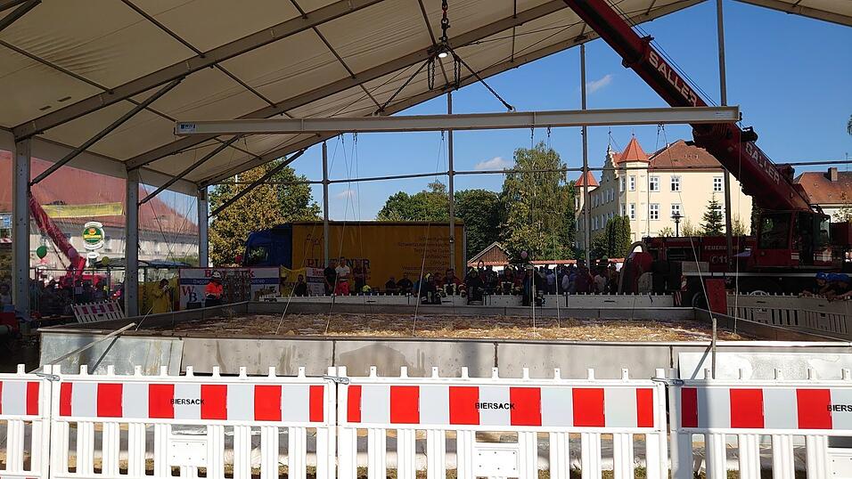 Schnitzel-Weltrekord in Mengkofen