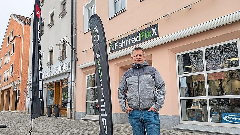 Nach nicht einmal einem Jahr in Plattling muss Mario Koch bei seinem Fachgesch&auml;ft 'FahrradFixx' die T&uuml;ren schlie&szlig;en.
