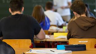 Klassenzimmer in Baden-Württemberg.