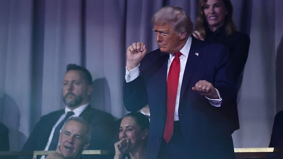 Donald Trump genoss die Show in Washington.