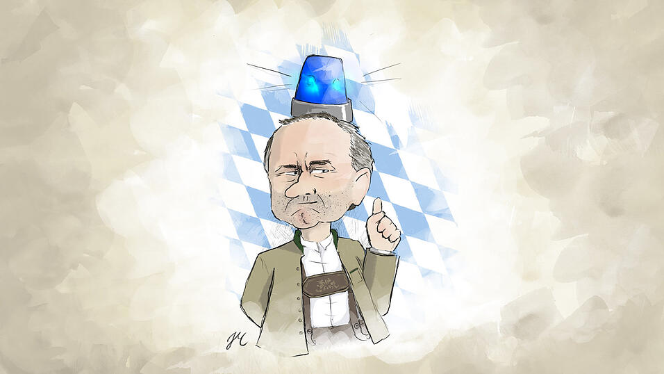 Hubert Aiwanger von den Freien Wählern will die Polizei stärken.