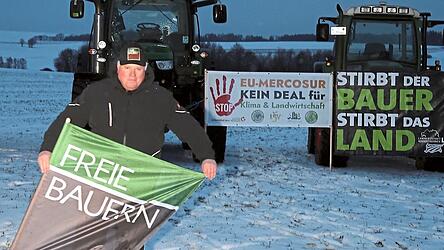 Auch Landwirt Josef Scheuerer aus Pullach (Kreis Straubing-Bogen) lehnt das Handelsabkommen Mercosur entschieden ab.