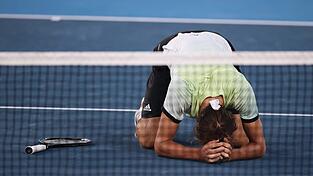 Kann seinen Olympiasieg zun&auml;chst nicht fassen: Alexander Zverev.