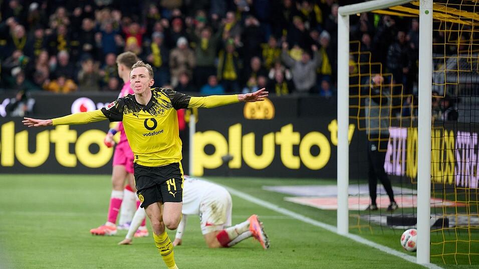 Maximilian Beier erzielte das scheinbar beruhigende 2:0.