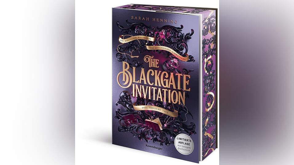 „The Blackgate Invitation“ von Sarah Henning, 512 Seiten, erschienen bei Ravensburger, empfohlen ab 14 Jahren. „The Blackgate Invitation“ von Sarah Henning, 512 Seiten, erschienen bei Ravensburger, empfohlen ab 14 Jahren.