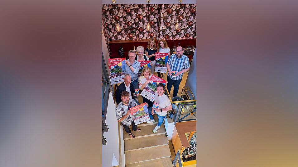 Gemeinsam wurde das 'Schlaflos'-Programm präsentiert. Gemeinsam wurde das 'Schlaflos'-Programm präsentiert.