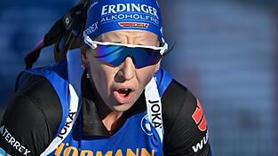 Franziska Preuß legt nach ihrer Zwangspause ein solides Comeback hin. (Archivbild) Franziska Preuß legt nach ihrer Zwangspause ein solides Comeback hin. (Archivbild)