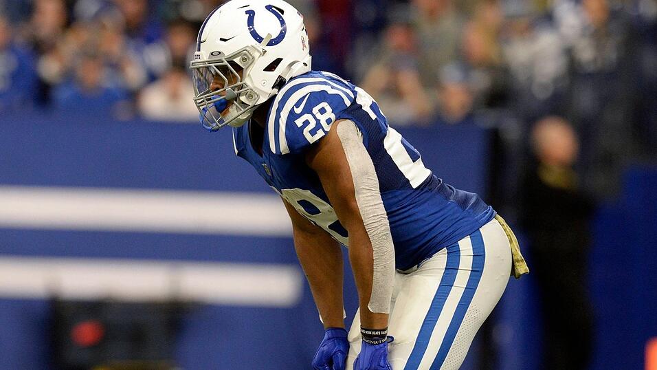 &Uuml;berragender Akteur beim Sieg der Indianapolis Colts gegen die Buffalo Bills: Runningback Jonathan Taylor.