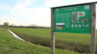 Eines der besonders geschützten Gebiete der Stadt: das Alburger Moos im Landschaftsschutzgebiet Polder Straubing.