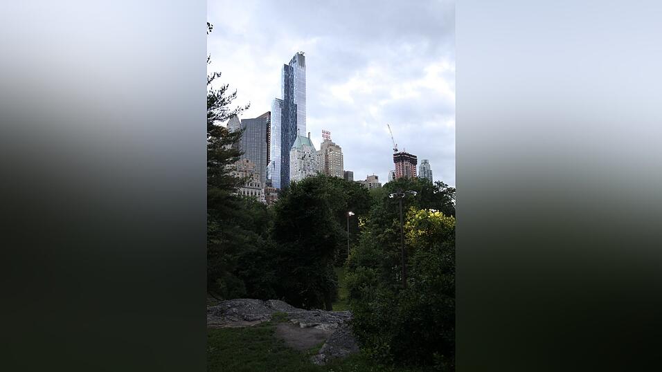 Ein Blick in den Central Park, der mitten in New York City liegt.