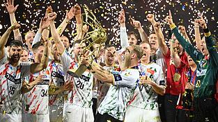 Gewinnt der SC Magdeburg wie zuletzt 2025 die Champions League? (Archivbild)