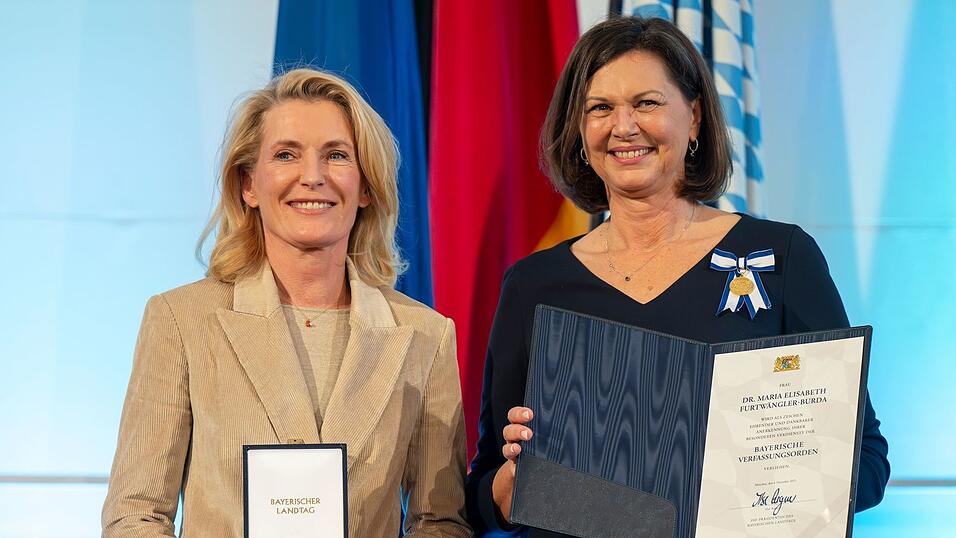 Unter den Geehrten ist die Schauspielerin Maria Furtwängler-Burda.