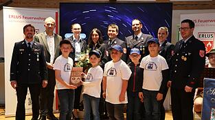 Die Sieger aus Geiselh&ouml;ring, Leiter Ludwig Reitinger (li).