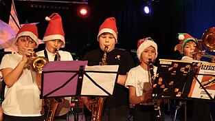 Der Schein tr&uuml;gt bei der Bl&auml;serklasse in keiner Weise: So toll der Auftritt visuell war, war er auch musikalisch.