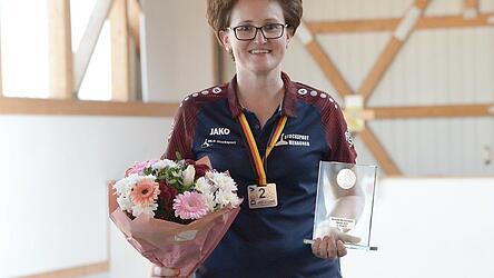 Stefanie Seebauer freute sich über Rang 2.