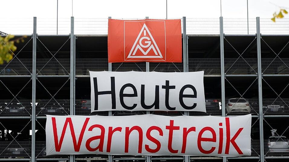 Warnstreiks der IG Metall in der Metall- und Elektroindustrie