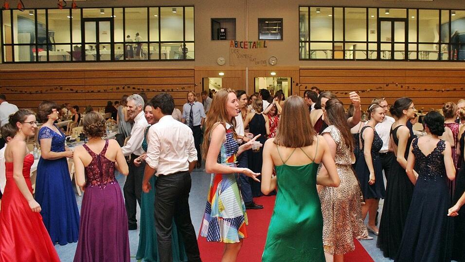 Beste Stimmung auf der Abifeier des Gymnasiums Seligenthal.