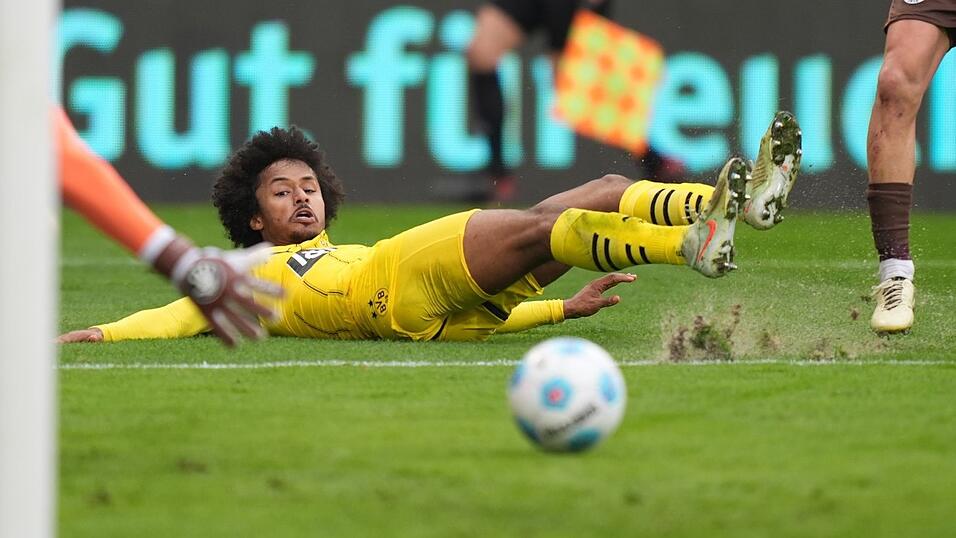 Vergab die beste BVB-Chance vor der Pause und traf in Hälfte zwei: Karim Adeyemi