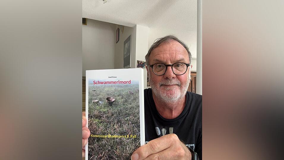 Josef Kraus mit seinem dritten Band aus seiner Krimi-Reihe.