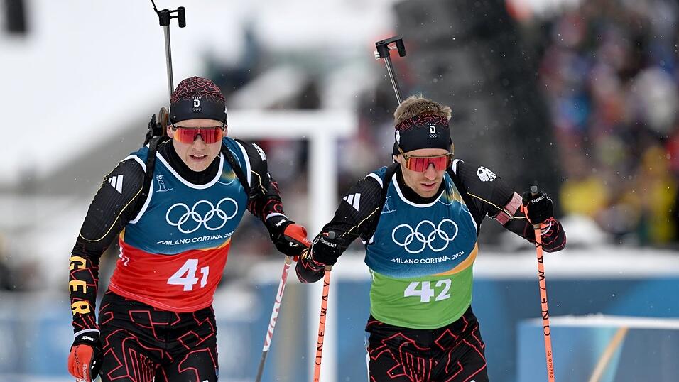 Keine Chance im Kampf um die vorderen Pl&auml;tze: Justus Strelow und David Zobel