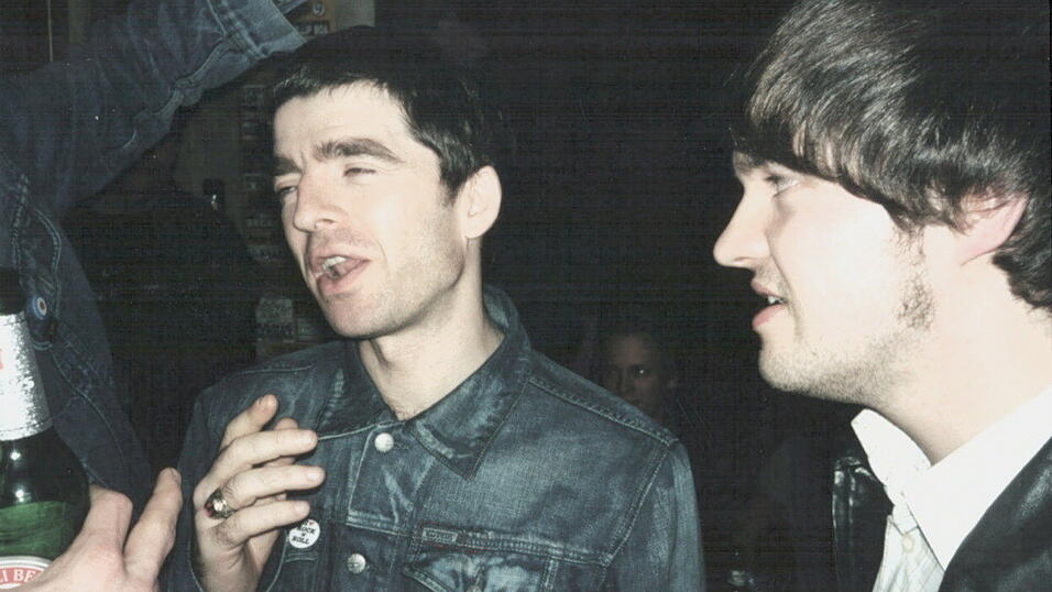 Rainer Marschel (rechts) traf Noel Gallagher.
